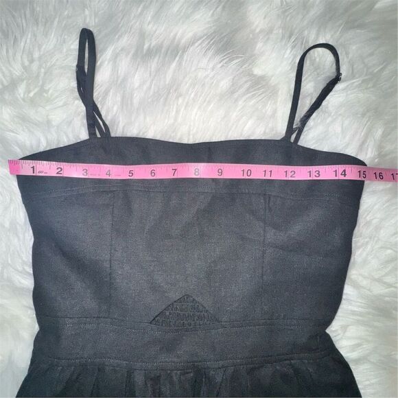 Robertson + Rodeo Women's Black Maxi Lined Tank Dress Sweetheart Neckline S ** - Picture 9 of 12